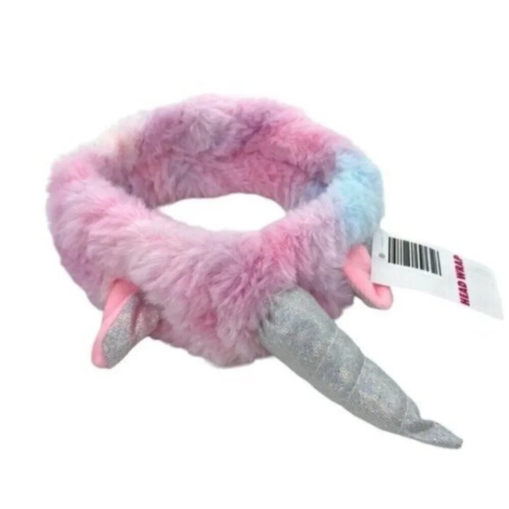 Plush Unicorn Headbands With Horn